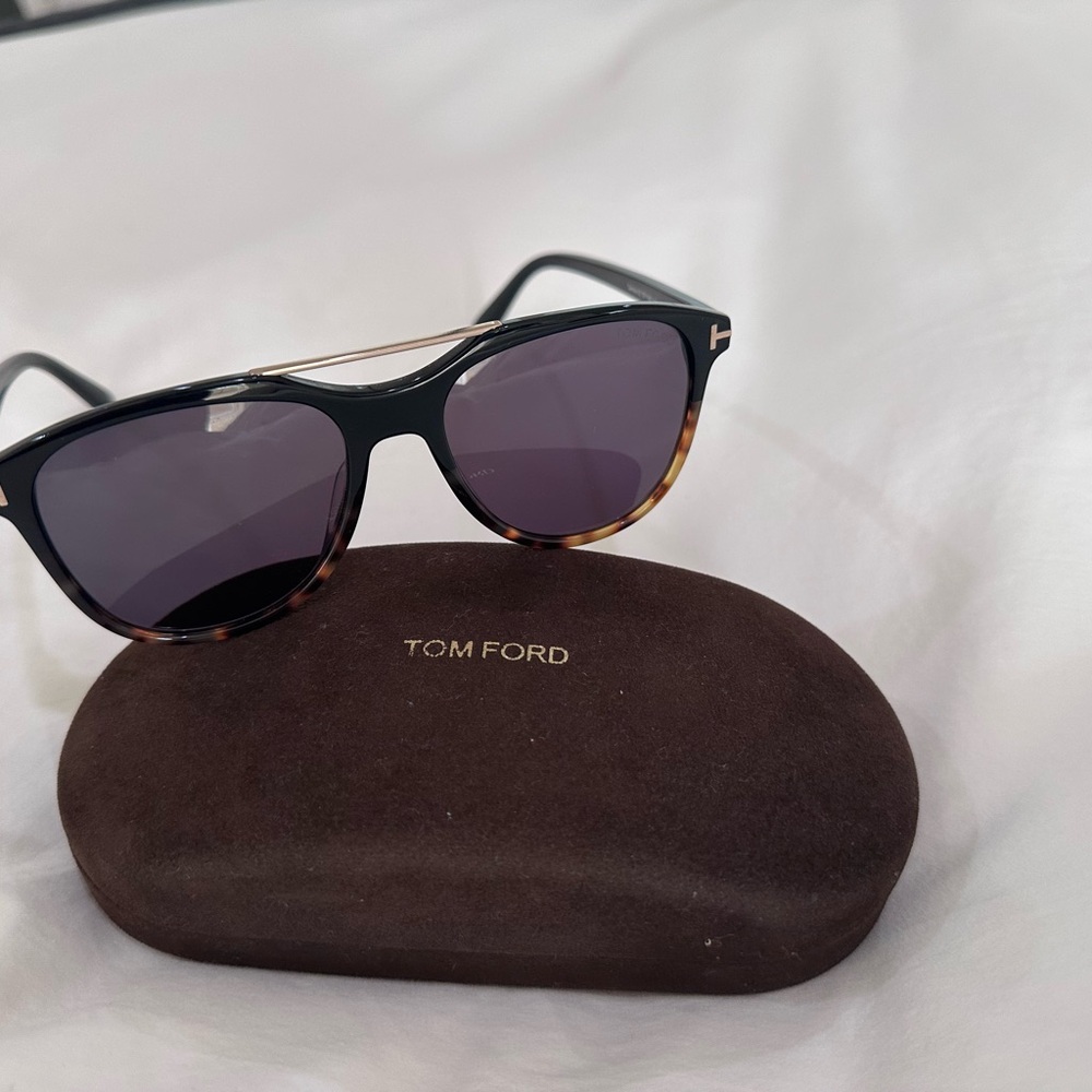 Tom Ford Black and Brown Sunglasses